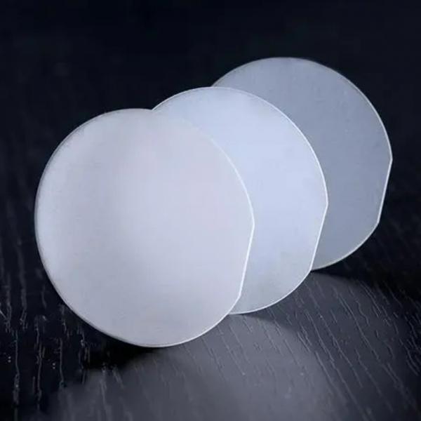 Quality Visible Natural Inclusions Sapphire Template Substrate DSP / SSP Polishing 100um for sale