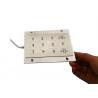 China Digital Metal Keypad Vandal Proof  Lightweight With 4 X 3 Backlight Touch Keys factory
