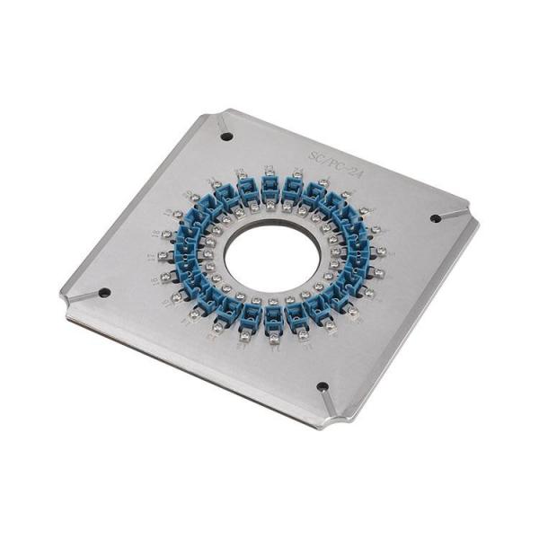 Quality 24 Ports SC UPC Connector Polishing Fixture Jig Heat Treated For Fiber Polisher for sale