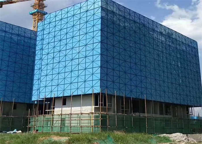 Construction Screen Mesh Blue 6mm Mesh Construction Safety Screens High Rise Safety Systems from ...