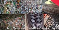 China Scrap Aluminium Shredder Machine 2 Motors Drive Low Speed For Can Bale factory