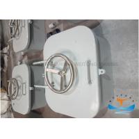 China Round Watertight Deck Hatches , Aluminum Boat Hatch Covers Customized Coaming H factory