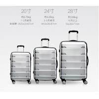 China 2017 New Design abs pc travel luggage new fashion ABS/PC luggage set factory