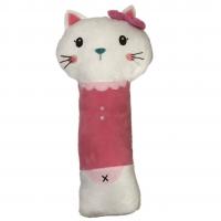 China Stuffed Adorable Kitty Cat Cushion Soft Plush Car Seat Pillow Toy In Relief Of Stress factory