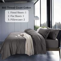 China Bedroom Cooling Sheets Sets 100% Pure Egyptian Cotton 800 Thread Count Sateen Weave factory