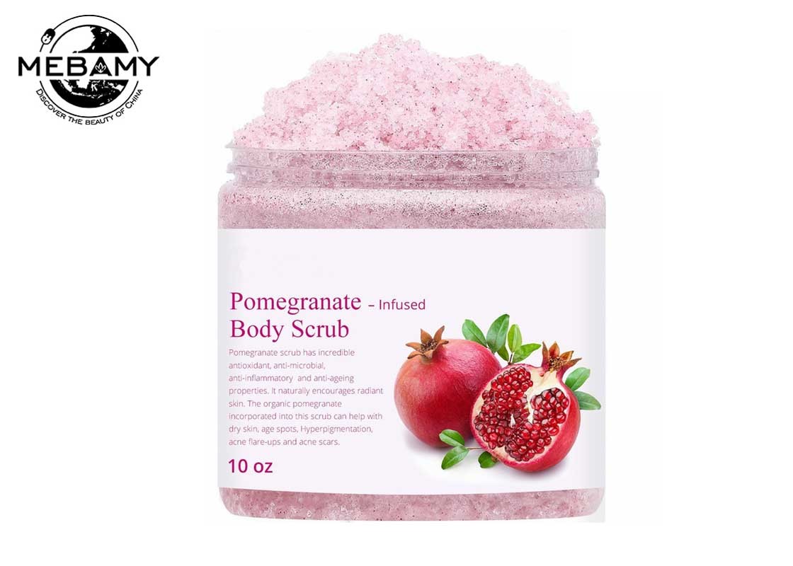 China Exfoliating Skin Care Body Scrub , Pomegranate Brightening Body Scrub Anti Aging for sale