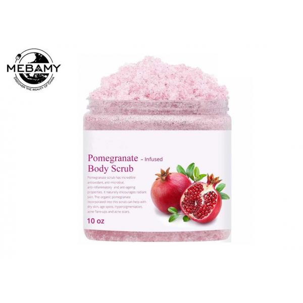 Quality Exfoliating Skin Care Body Scrub , Pomegranate Brightening Body Scrub Anti Aging for sale