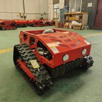 China Gasoline Engine Lawn Mower / Petrol Remote Control Robotic Lawnmower factory