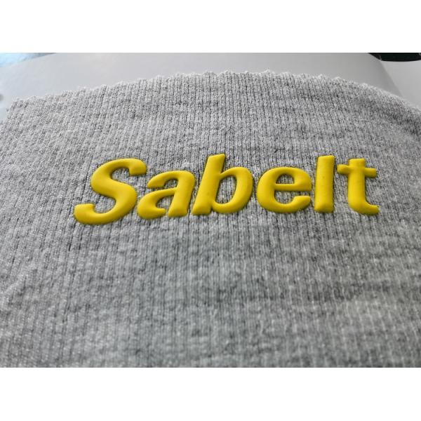 Quality 3D Printing Clothing Heat Transfer Garment Labels Silicone Embossing for sale