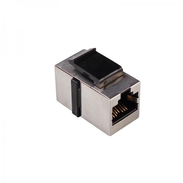 Quality Cat5e RJ45 Keystone Jack Female-Female Adapter For Network Ethernet Cable for sale