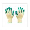 China Garden Pruning Yellow Polyester Liner Latex Gloves factory