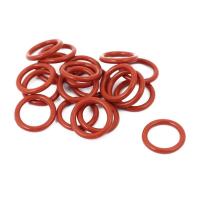 China O Shaped Silicone Rubber Flat Rings , Silicone Seals And Gaskets For Petroleum Machinery factory