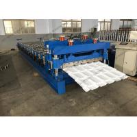 China PLC Metal Roof Panel Roll Forming Machine 80mm Roof Tin Making Equipment factory