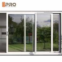Quality America Style Aluminum Single Tempered Glass Windows And Door Anti - Aging safety sliding window Sliding window opener for sale
