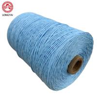 China Lightweight Blue Fibrillated LSHF FR PP Filler Yarn for Filling Flame-retardant Power Cable Core Gap factory