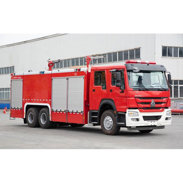 Quality Sinotruk HOWO Water / Foam / Powder Special Fire Truck with Double Row Cabin for sale