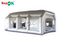 China Customized 7x5x3mH Silver Car Inflatable Spray Booth factory