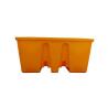 China Safe Storage Single IBC Spill Containment Pallet HDPE Chemical Compatibility Resist UV Rays factory