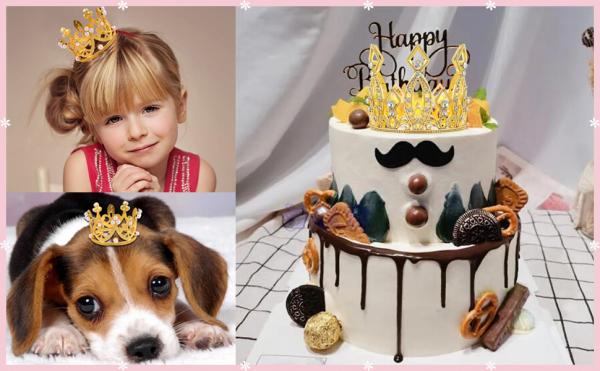 cake toppers &amp; hair ornaments for children, dolls and pets