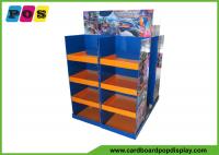 China Multi Sided Corrugated Pallet Display Shelves , Product Display Stands For RC Toys PA017 factory