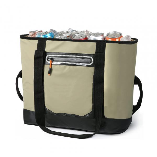 Quality Insulated Polyester Cooler Bag Camping Lunch Aluminium Foil 30 Can Backpack for sale