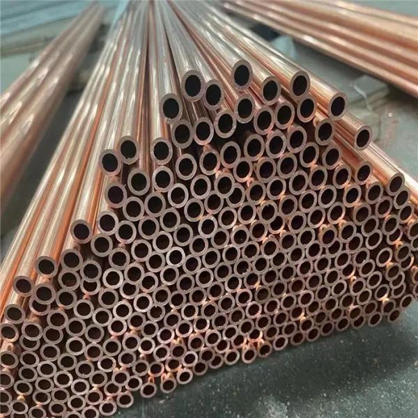 Quality Orange Red Cu Ductile C12200 Copper Pipe Tube 2m Length for sale