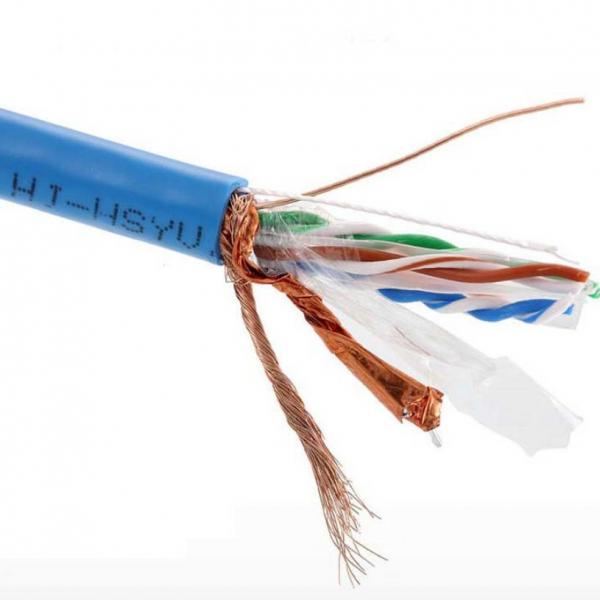 Quality S/FTP Cat6 Lan Cable Lszh Sheath Data Communication CCA Ethernet Cable for sale
