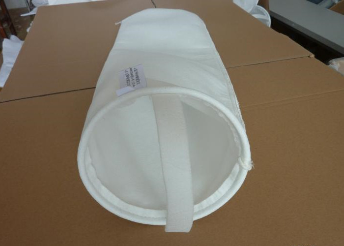 China Polyester / Polypropylene / Nylon / Stainless Steel Liquid Filter Bag Steel Ring Liquid Filtration factory