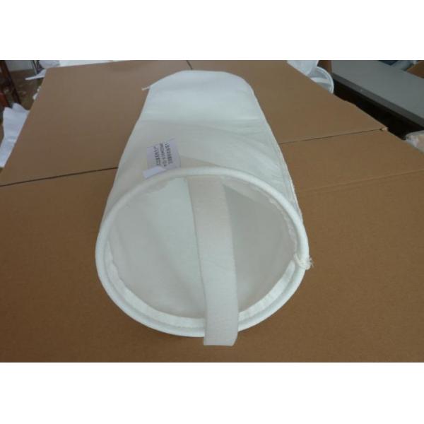 Quality Washable PP / Polyester Industrial Dust Bags With Stainless Steel Ring / Rope for sale