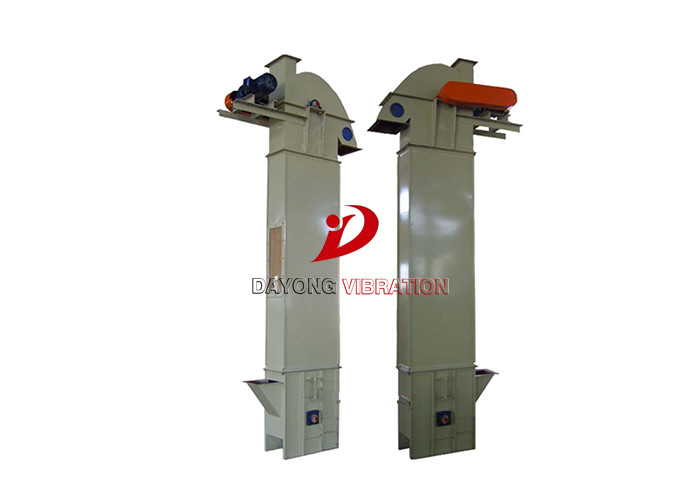 China High Standard Food Grade Vertical Bucket Elevator Conveyor For Flour Mill / Sand factory