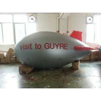 China Silver Color Inflatable Advertising Products Blimp / Air Plane Balloon factory