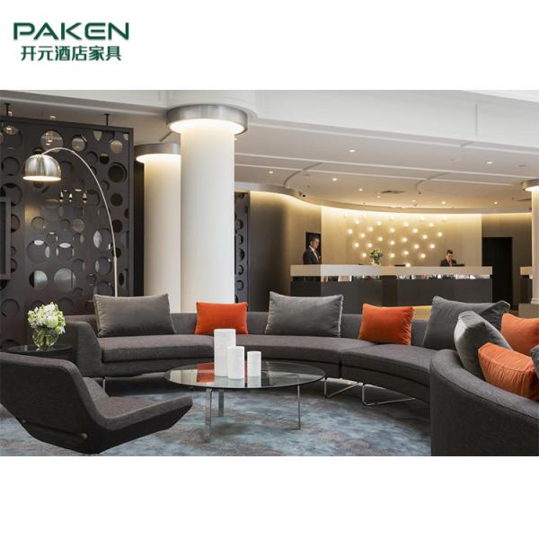 Quality European Style PU Leather Lobby Furniture Set for sale