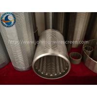 Quality Vee Shape Johnson Stainless Steel Well Screens Various Construction Types for sale