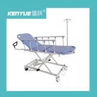 Quality Hydraulic Ambulance Stretcher Trolley Blue For Hospital Medical for sale