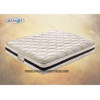 Quality Resilient 3D Pillow Top Compression Mattress 10 Inch For Hotel / 2000 Pocket Mattress for sale