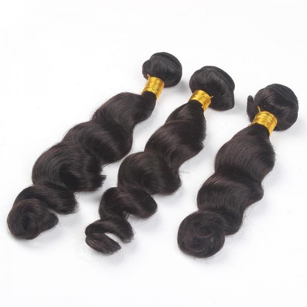 Quality Thick Buttom 7a Virgin Hair 3 Bundles Real Human Brazilian Loose Wave Hair for sale