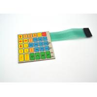 china Flat / Embossed Tactile Membrane Keypad , Push Button Membrane Switch