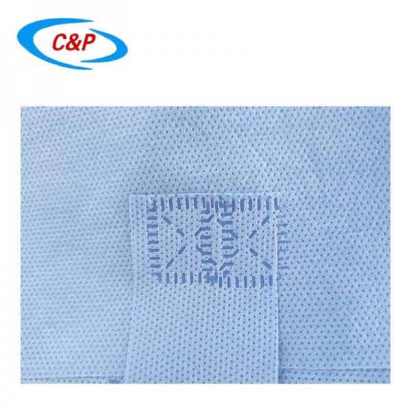 Quality SMS Isolation Disposable Surgical Gown Level 3 With Knitted Cuff for sale