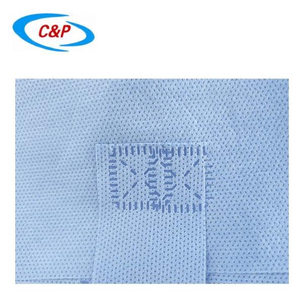 Quality SMS Isolation Disposable Surgical Gown Level 3 With Knitted Cuff for sale