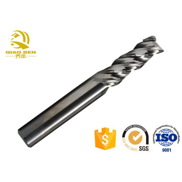 Quality 3200HV AlTiN CNC End Mill Cutter Standard Ceramic Graphite HRC70 for sale