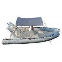 China 5.2m  orca hypalon inflatable rib boat rib520 sunbed fuel tank with center console for sale