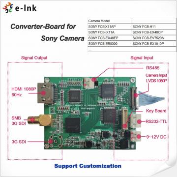 Quality 3G HD-SDI HDMI 30 Pin LVDS Cable Sony Camera Converter Board for sale
