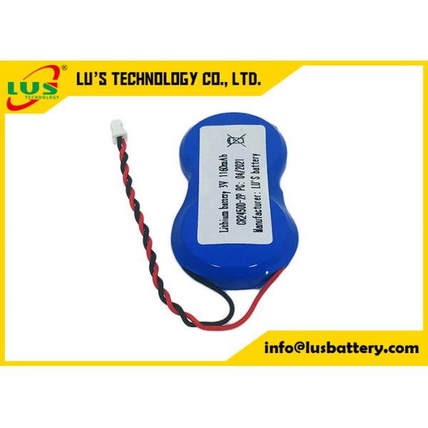 Quality CR2450-2P 3V 1200mah Battery Type IMOS 1P2-A1 Lithium Metal Batteries for sale