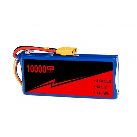 Quality 14.8V 4s 10000mah Lipo Battery 12C 25C With W/XT-30 Rc Helicopter Battery for sale