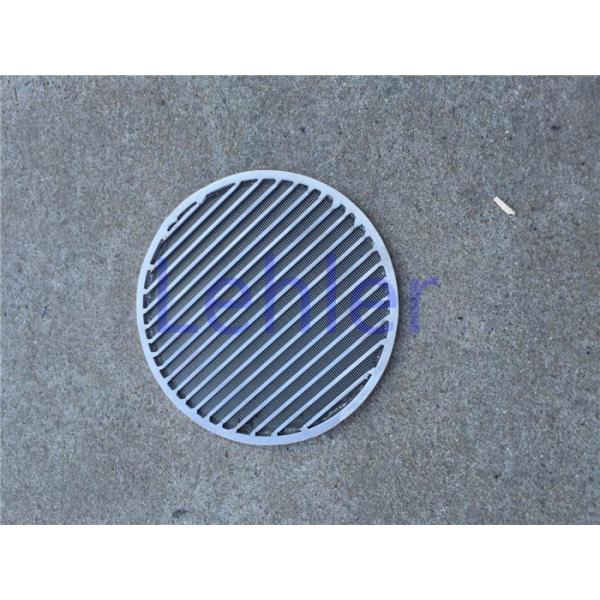 Quality WWS-400 Wedge Wire Screen Filter , Flange Ring Wedge Wire Panel With Smooth Surface for sale