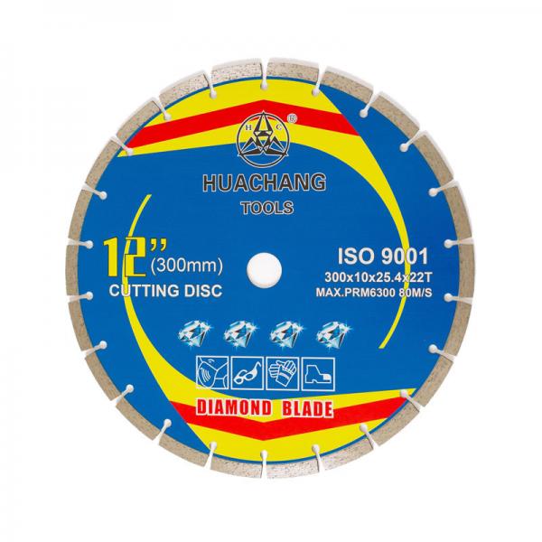 Quality 12 Inch Diamond Concrete Saw Blade For Skill Saw 300mm Stone Cutting Disc for sale