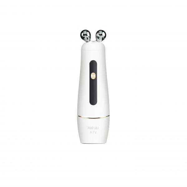 Quality Vibrating Face Massager Face Eye Skin Care Mini Electric EMS LED Light Face Massager for sale