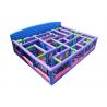 China Durable 0.55mm PVC Inflatable Sports Games Funny Maze With Blower For 10 - 12 People factory