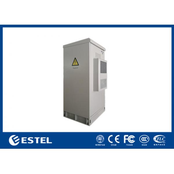 Quality Single Wall IP55 Waterproof 40U Outdoor Telecom Cabinet Anti Corrosion for sale