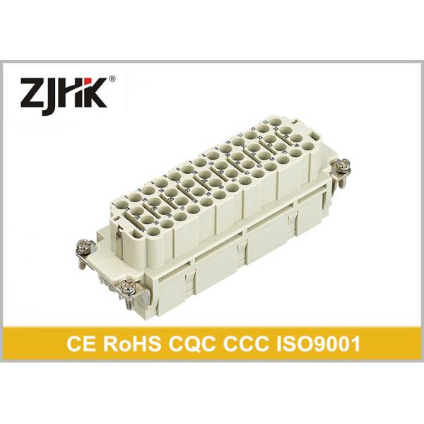 Quality 46pin  Male Female Heavy Duty Rectangular Connector For Plastic Injection Machine Crimp Terminal for sale